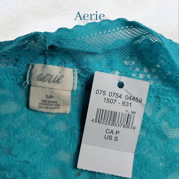 Aerie Lace Cheeky Low Rise Panty-Mint Green- Size Small- NWT - Picture 4 of 6